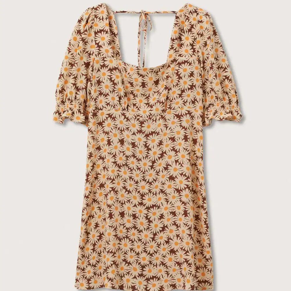 Floral dress with balloon sleeves SIZE US6
